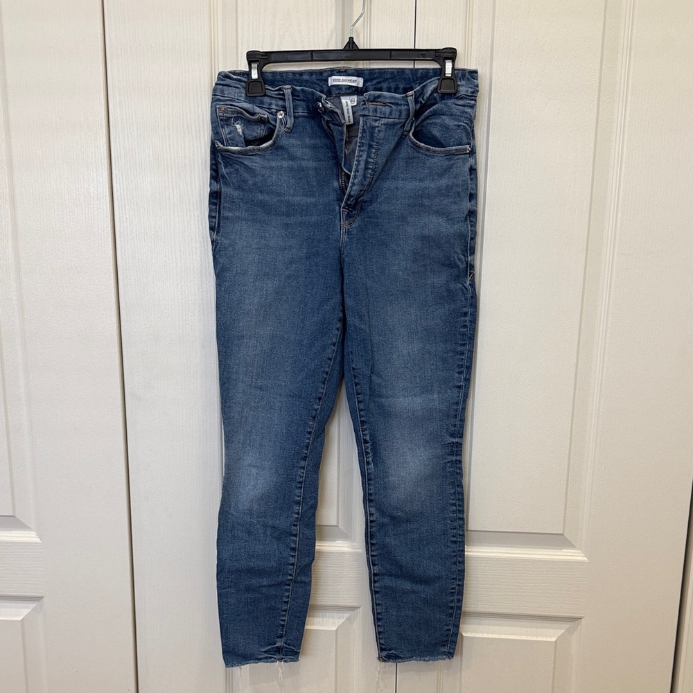 Good American - Classic High-Rise Blue Women's Jeans